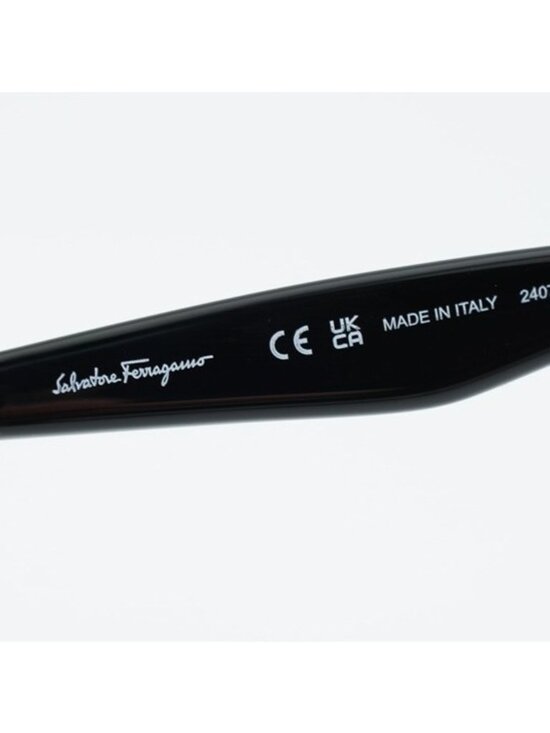 Salvatore Ferragamo SF1073S 001 Sunglasses Black Cat Eye Frame, Grey Lenses main image 6